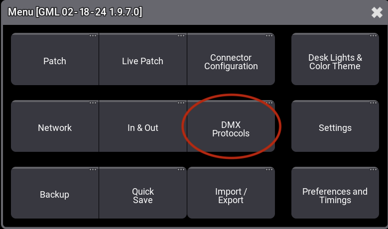 Menu DMX Protocols Circled.png